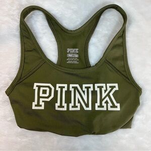 PINK Green Sports Bra Size XS
